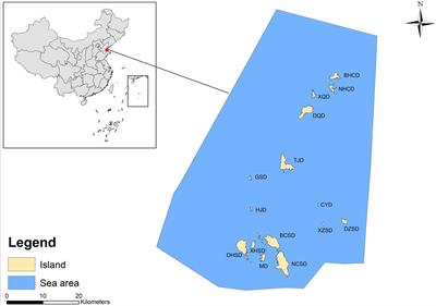 Indices and methods for evaluating gross ecosystem product in sea areas: a case study in Changdao County, China